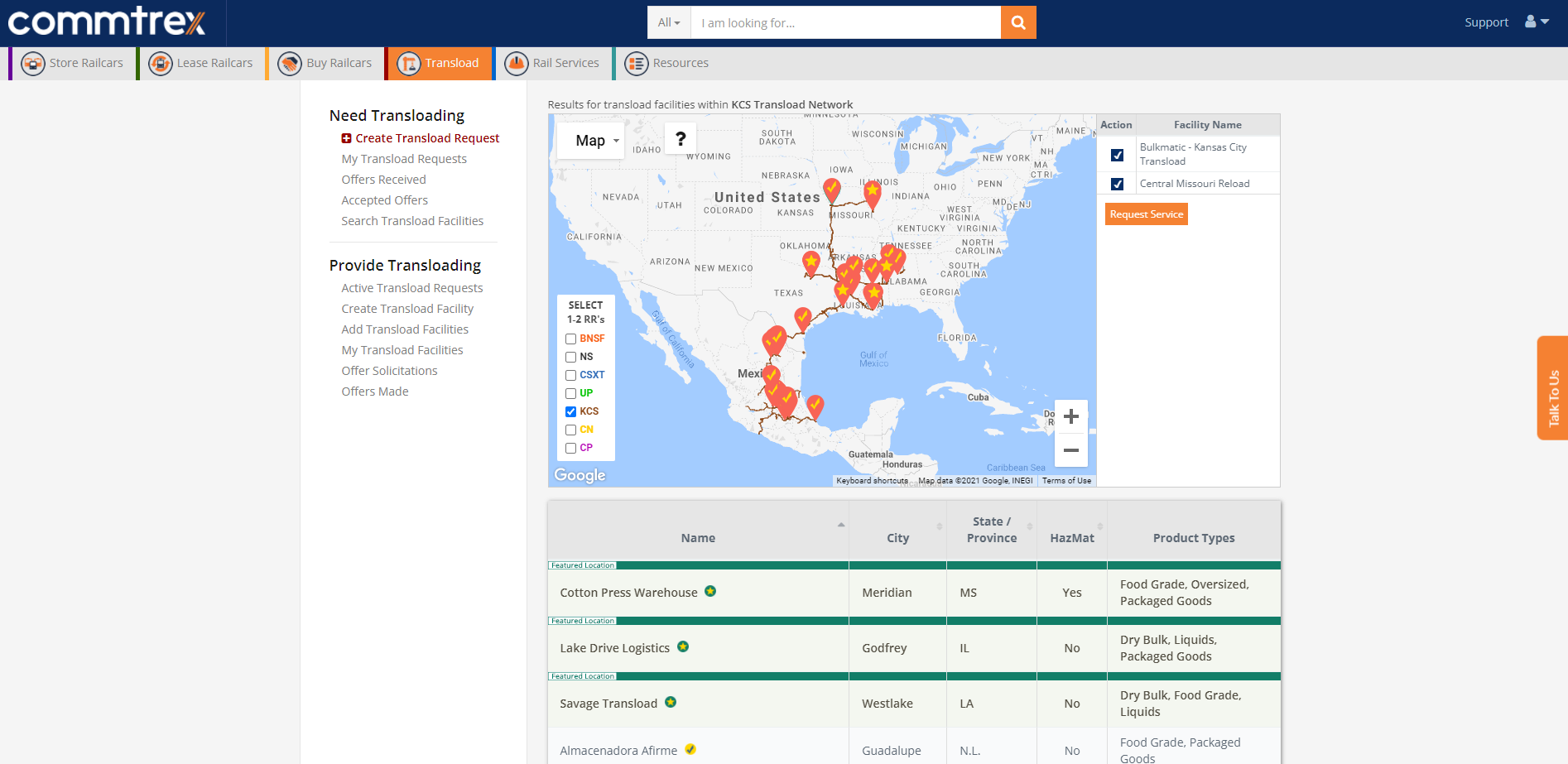 Yahoo! Finance:  Kansas City Southern Engages Commtrex - image 1